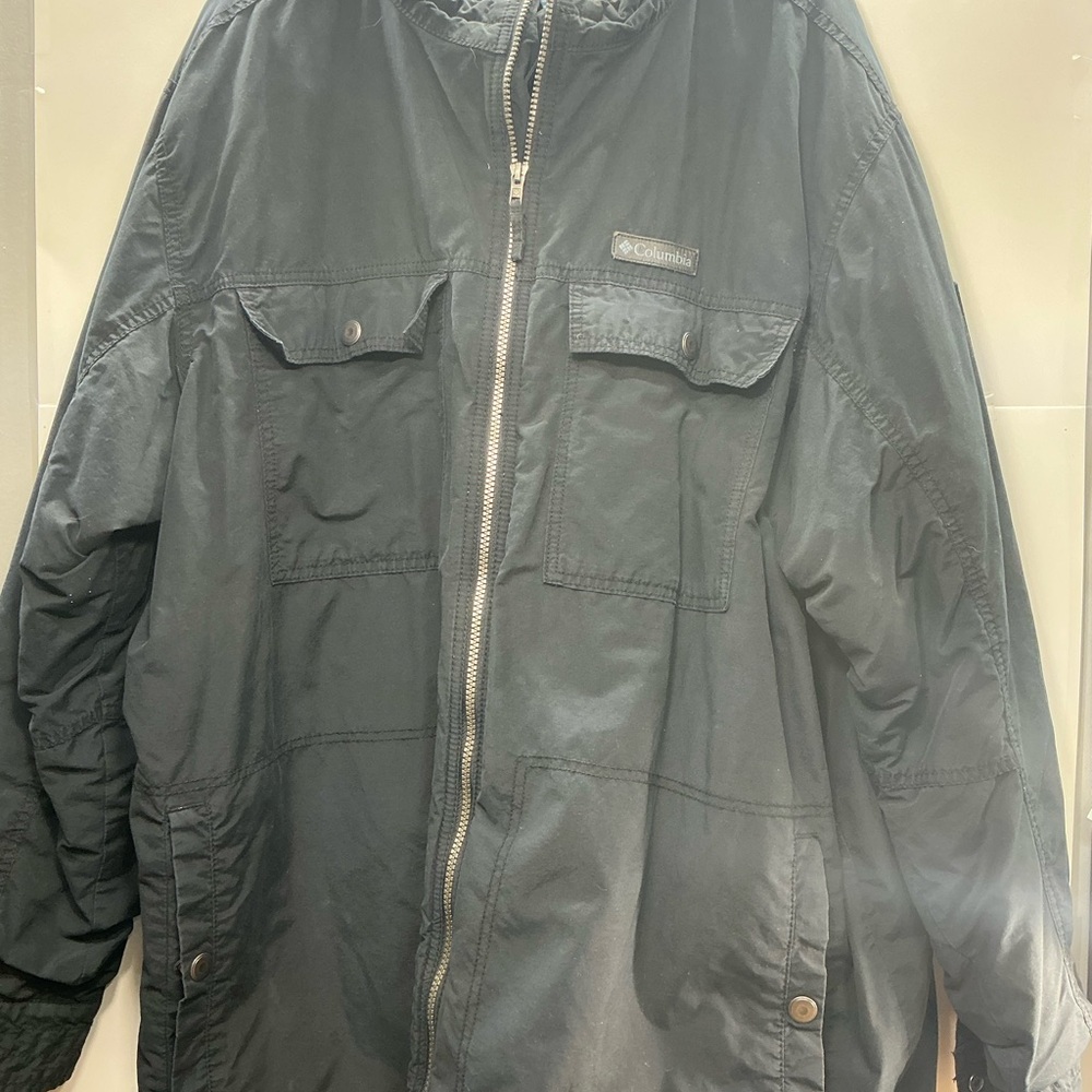 Columbia Men's Dark Gray Military Jacket